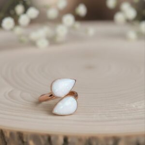 Rosegold Ring - Opal inspiriert