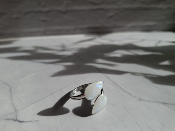 Silber Ring - Opal inspiriert