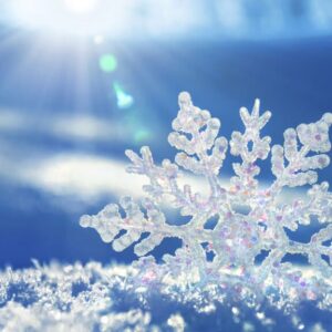 Kette Schneeflocke mit Asche ♡