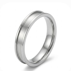 Dein personalisiereter Ring, silber , schmal
